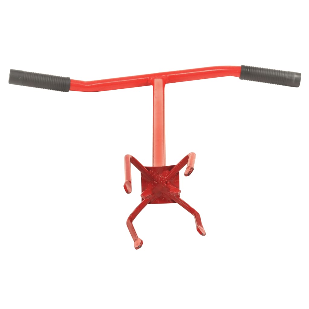 Gartenkralle aus Stahl – Rot, 97 cm – Detailansicht 3