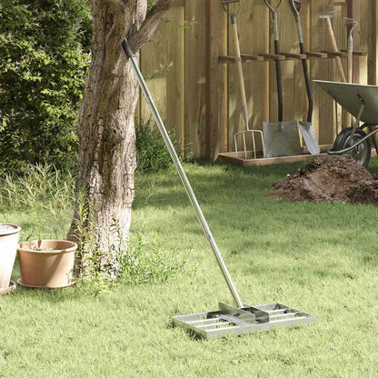 Rasenrakel aus Edelstahl – 45 × 25 × 200 cm – Detailansicht 2