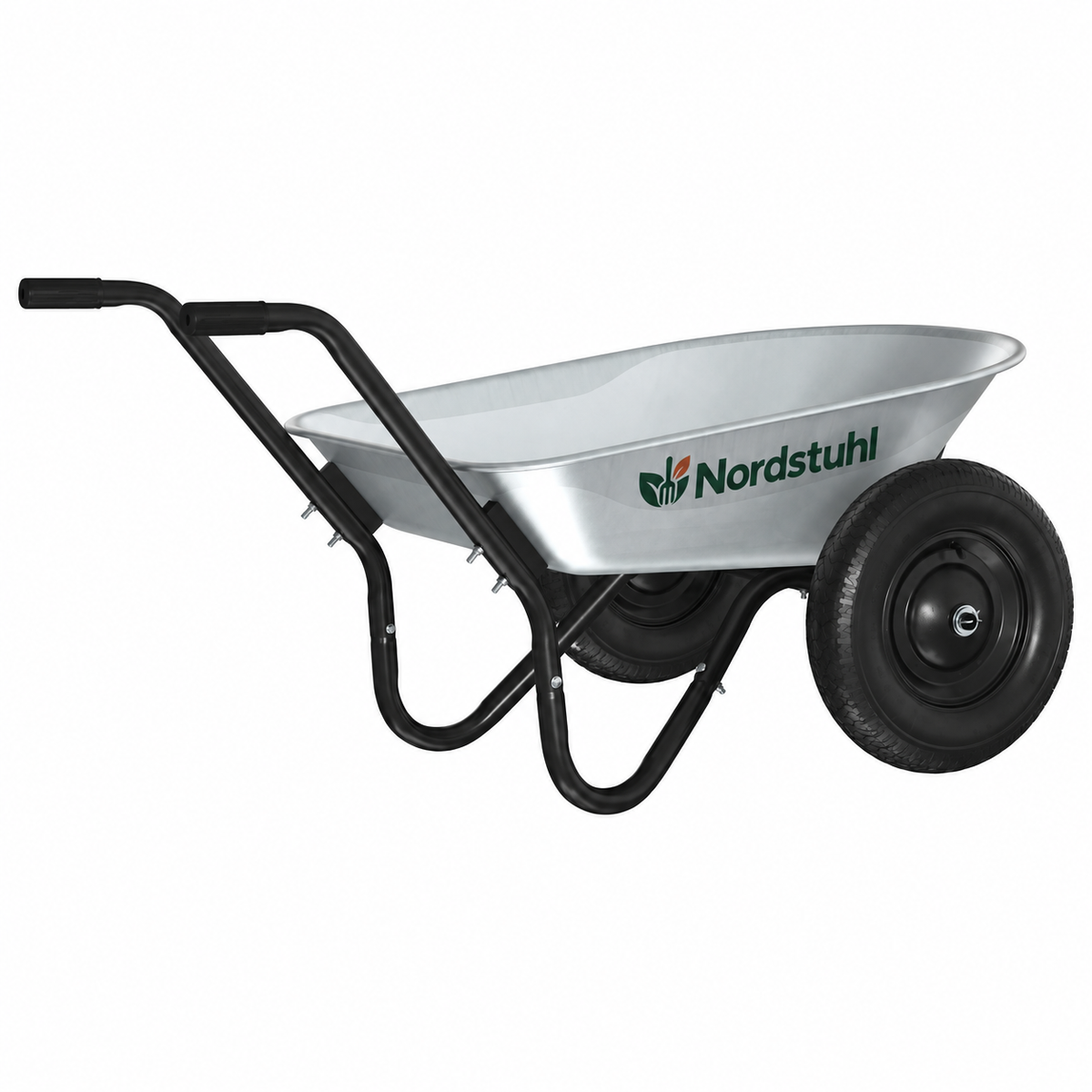 Schubkarre aus verzinktem Stahl – 100 Liter, 150 kg – Nordstuhl